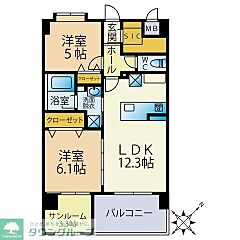 物件の間取り