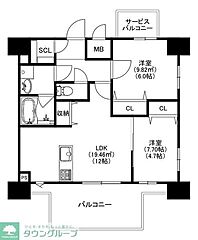 物件の間取り