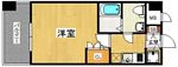 ピュアドーム箱崎ステーション 1Kの間取図画像