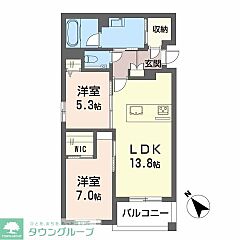 物件の間取り