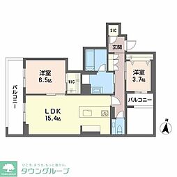 シャーメゾンリュクス大濠 2階/-