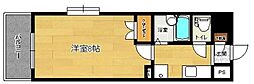 リファレンス住吉 1Kの間取図画像