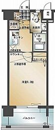 エンクレスト博多2 1Kの間取図画像