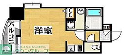ラフォーレ西公園 1Kの間取図画像