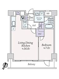 間取図画像 1LDK