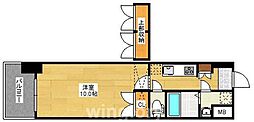 ORIENTBLDNo.86クロスゲートタワー 1Kの間取図画像