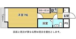 エステート・モア博多2 1Kの間取図画像