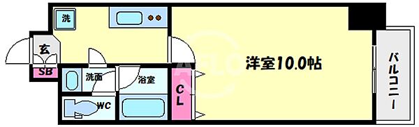 ラ・シェネガ心斎橋 ｜大阪府大阪市中央区西心斎橋2丁目(賃貸マンション1K・4階・28.62㎡)の写真 その2