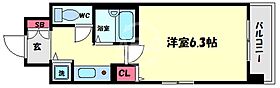 ユニーブル靭公園  ｜ 大阪府大阪市西区靱本町3丁目（賃貸マンション1K・5階・21.02㎡） その2