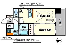 プレサンス京町堀ノース  ｜ 大阪府大阪市西区京町堀3丁目9-24（賃貸マンション1LDK・14階・32.30㎡） その2