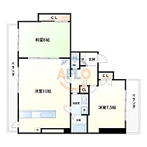 メゾンカルム  ｜ 大阪府大阪市西区京町堀2丁目（賃貸マンション2LDK・8階・103.00㎡） その2