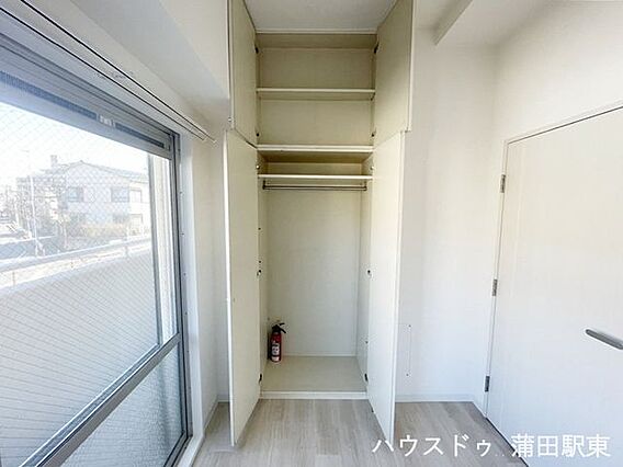 □収納豊富なお...