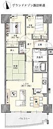 グランドメゾン諏訪新道 3LDKの間取図画像