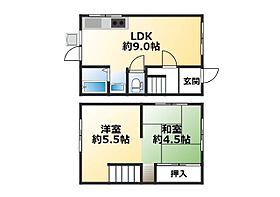 兵庫県神戸市長田区大谷町2丁目（賃貸一戸建2LDK・1階・46.47㎡） その2