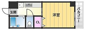 マーベラスK 405 ｜ 大阪府岸和田市野田町2丁目6-2（賃貸マンション1K・4階・23.25㎡） その2