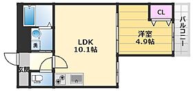 リベルテ3 101 ｜ 大阪府岸和田市下野町3丁目8-3（賃貸アパート1LDK・1階・35.00㎡） その2