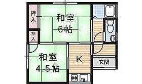 宇治市五ヶ庄二番割50番地  ｜ 京都府宇治市五ケ庄二番割（賃貸一戸建2K・1階・33.12㎡） その2