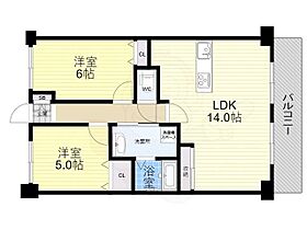 ライオンズマンション淀リバーサイド  ｜ 京都府京都市伏見区淀美豆町684番（賃貸マンション2LDK・4階・58.80㎡） その2