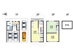 京都府京都市伏見区日野野色町（賃貸一戸建2LDK・4階・108.36㎡） その2