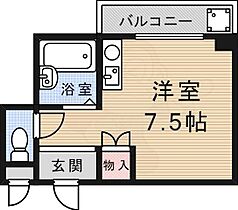 ハイツ福田  ｜ 京都府京都市伏見区深草直違橋南１丁目（賃貸マンション1R・2階・20.00㎡） その2