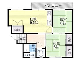 京都府京都市伏見区深草正覚町（賃貸マンション2LDK・1階・51.56㎡） その2