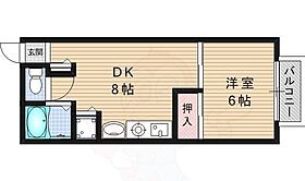 セジュールコスモス  ｜ 京都府京都市伏見区深草開土町（賃貸アパート1LDK・2階・30.00㎡） その2