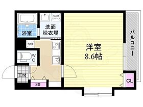 京都府京都市伏見区深草西浦町８丁目（賃貸マンション1K・5階・27.75㎡） その2