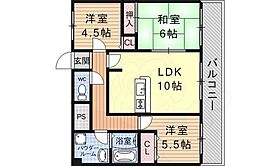 京都府京都市伏見区石田森東町（賃貸マンション3LDK・4階・60.12㎡） その2