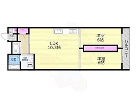 京都府京都市伏見区両替町４丁目（賃貸マンション2LDK・3階・48.88㎡） その2