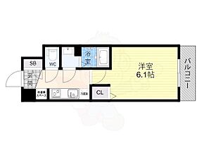 京都府京都市南区上鳥羽勧進橋町（賃貸マンション1K・5階・21.17㎡） その2