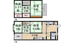 🉐敷金礼金0円！🉐伏見区聚楽町680借家
