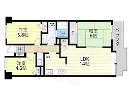 間取図画像 3LDK