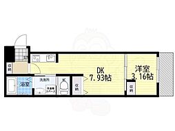 グリーンガーデン 1DKの間取図画像
