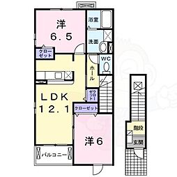 レジデンス カレント A 2階/-
