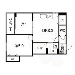物件の間取り