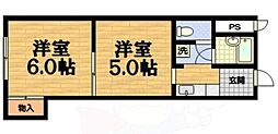 アーバンヒル桃山 2Kの間取図画像