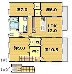 カナルガーデン 4LDKの間取図画像
