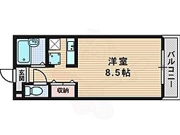 セリバ中久世 1Kの間取図画像