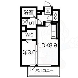 シンフォニー久津川 3階/-