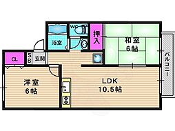セジュール久我 2階/-