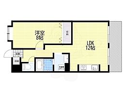 ユニハイム伏見大手筋 2LDKの間取図画像