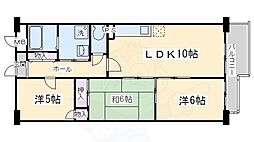 サニークレスト祥山 3LDKの間取図画像