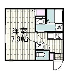 Wn Residence 1Kの間取図画像