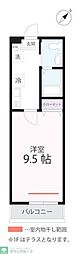 QUIET CRAB HOUSE マニータ 1Kの間取図画像