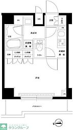 ルーブル横濱矢向 1Kの間取図画像