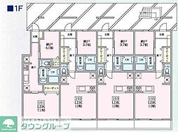 アパート 1SLDKの間取図画像