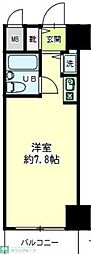 シーアイマンション鶴見 ワンルームの間取図画像
