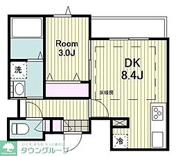 仮)本町1丁目メゾン 1DKの間取図画像