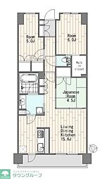 リストレジデンス鶴見エアリーコート 3LDKの間取図画像