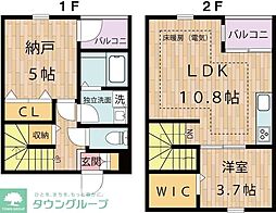 リュミエールI 1SLDKの間取図画像